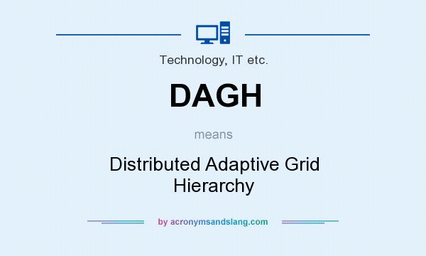 What does DAGH mean? It stands for Distributed Adaptive Grid Hierarchy