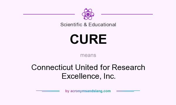 What does CURE mean? It stands for Connecticut United for Research Excellence, Inc.