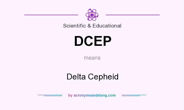 What does DCEP mean? It stands for Delta Cepheid