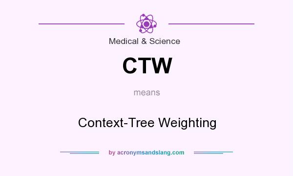 What does CTW mean? It stands for Context-Tree Weighting
