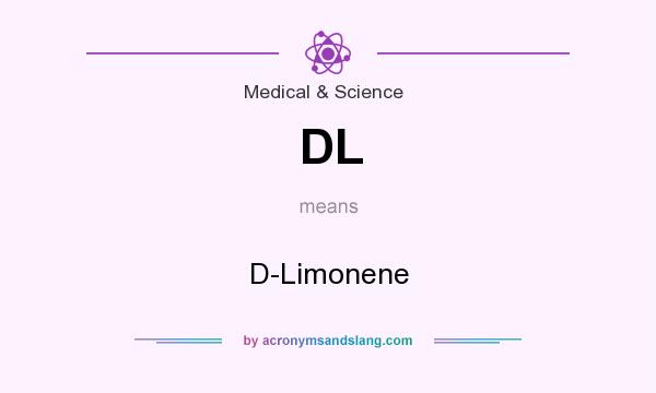 What does DL mean? It stands for D-Limonene