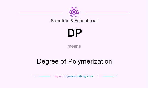 What does DP mean? It stands for Degree of Polymerization