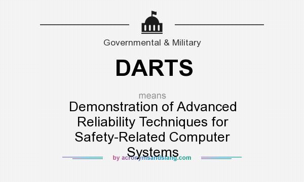 What does DARTS mean? It stands for Demonstration of Advanced Reliability Techniques for Safety-Related Computer Systems