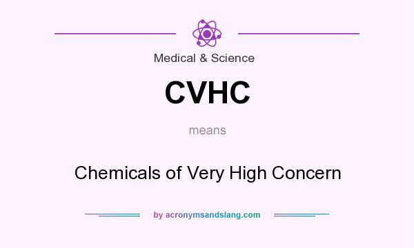 What does CVHC mean? It stands for Chemicals of Very High Concern