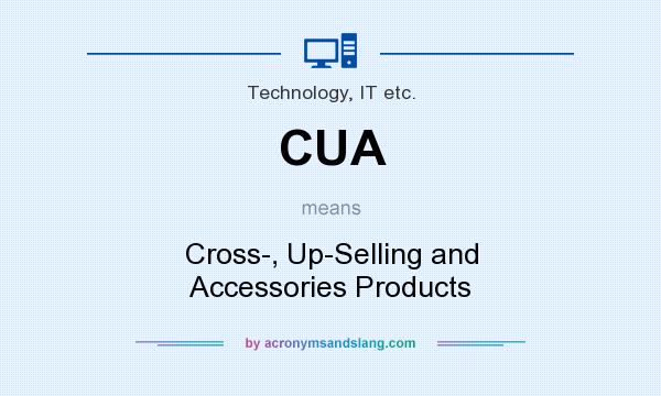 What does CUA mean? It stands for Cross-, Up-Selling and Accessories Products