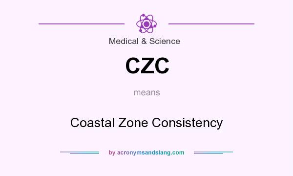 What does CZC mean? It stands for Coastal Zone Consistency