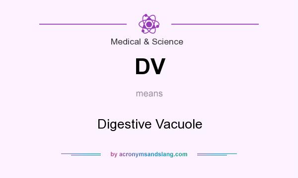 What does DV mean? It stands for Digestive Vacuole