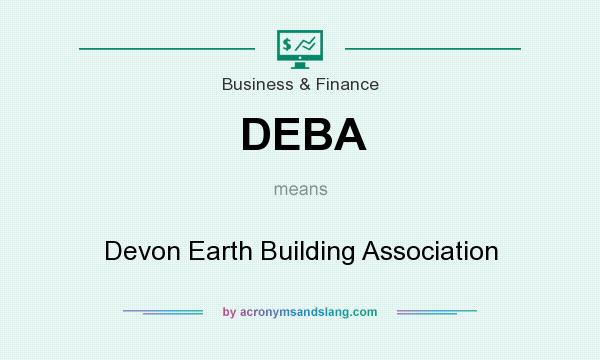 What does DEBA mean? It stands for Devon Earth Building Association