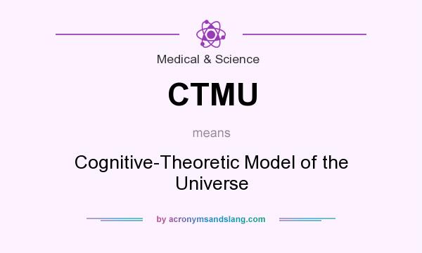 What does CTMU mean? It stands for Cognitive-Theoretic Model of the Universe