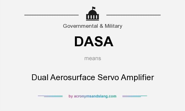 What does DASA mean? It stands for Dual Aerosurface Servo Amplifier