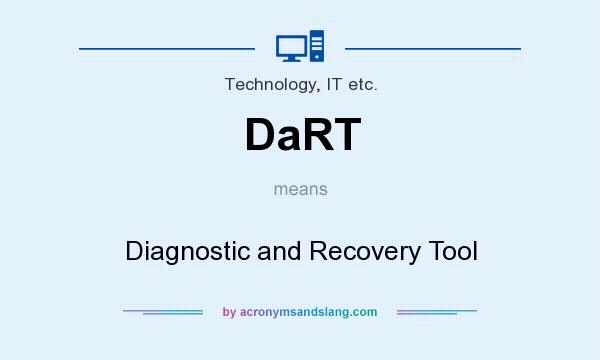 What does DaRT mean? It stands for Diagnostic and Recovery Tool