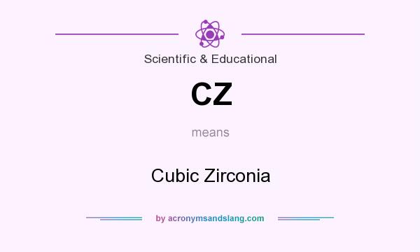 What does CZ mean? It stands for Cubic Zirconia