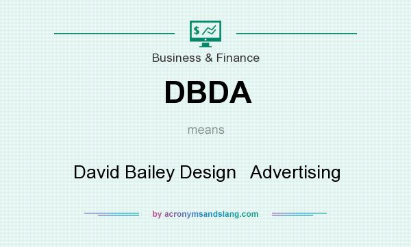 What does DBDA mean? It stands for David Bailey Design   Advertising