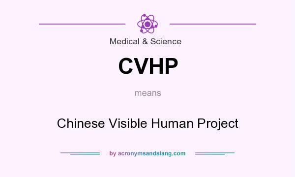 What does CVHP mean? It stands for Chinese Visible Human Project