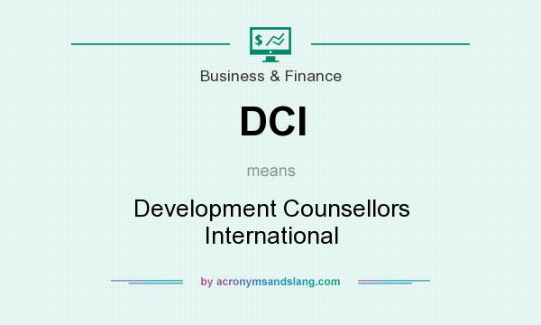What does DCI mean? It stands for Development Counsellors International