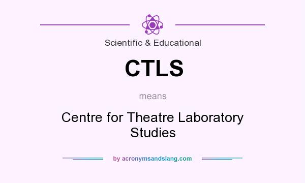 What does CTLS mean? It stands for Centre for Theatre Laboratory Studies