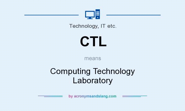 What does CTL mean? It stands for Computing Technology Laboratory