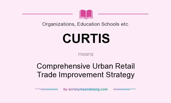What does CURTIS mean? It stands for Comprehensive Urban Retail Trade Improvement Strategy