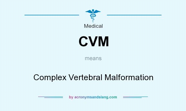 What does CVM mean? It stands for Complex Vertebral Malformation