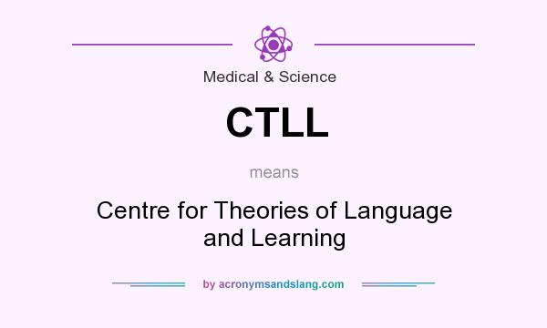 What does CTLL mean? It stands for Centre for Theories of Language and Learning