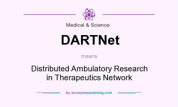 What does DARTNet mean? It stands for Distributed Ambulatory Research in Therapeutics Network