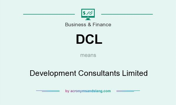 What does DCL mean? It stands for Development Consultants Limited