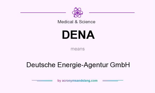 What does DENA mean? It stands for Deutsche Energie-Agentur GmbH