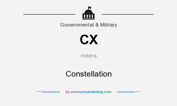 What does CX mean? It stands for Constellation