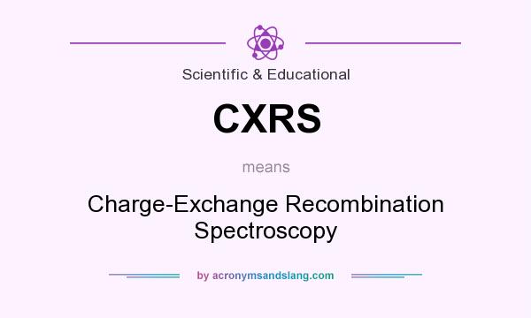 What does CXRS mean? It stands for Charge-Exchange Recombination Spectroscopy