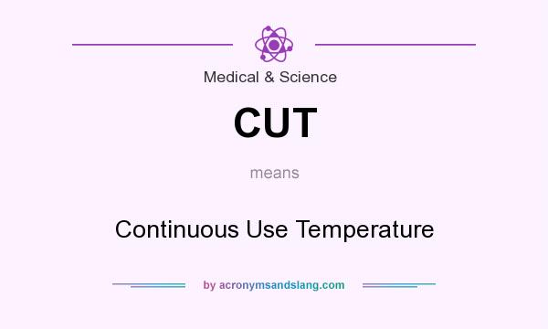 What does CUT mean? It stands for Continuous Use Temperature