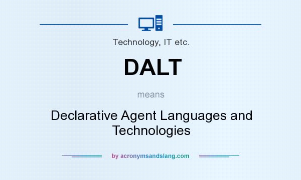 What does DALT mean? It stands for Declarative Agent Languages and Technologies