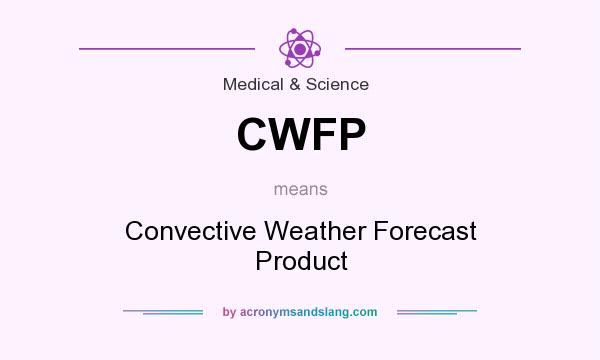 What does CWFP mean? It stands for Convective Weather Forecast Product