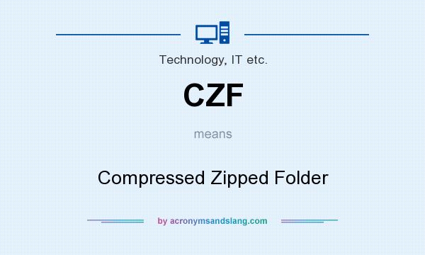What does CZF mean? It stands for Compressed Zipped Folder