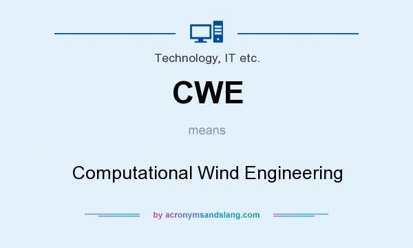 What does CWE mean? It stands for Computational Wind Engineering