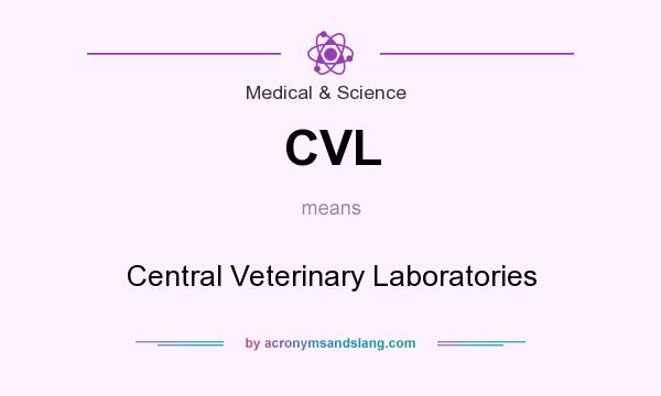 What does CVL mean? It stands for Central Veterinary Laboratories