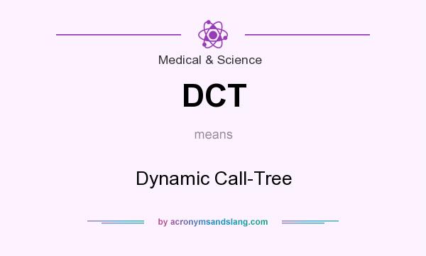 What does DCT mean? It stands for Dynamic Call-Tree