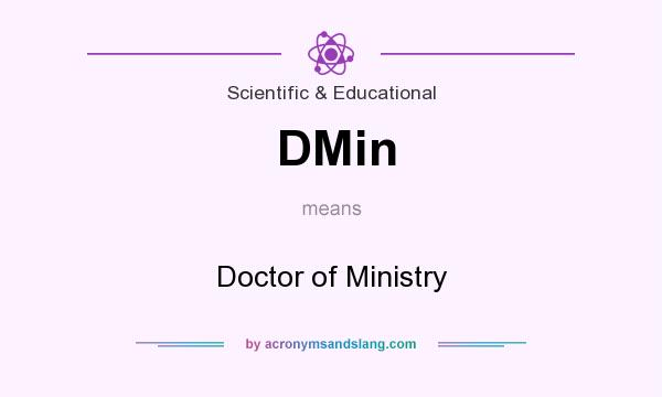 What does DMin mean? It stands for Doctor of Ministry