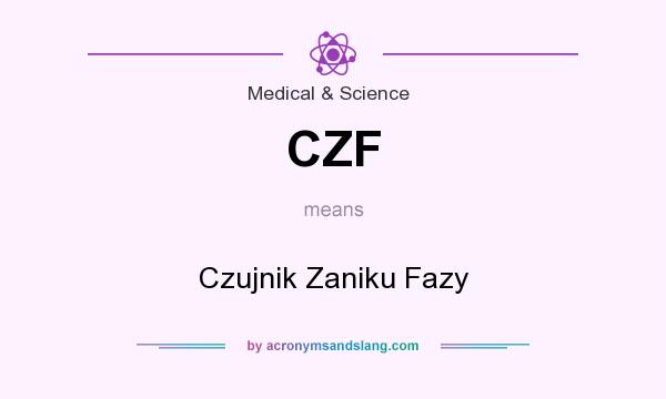 What does CZF mean? It stands for Czujnik Zaniku Fazy