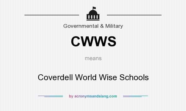 What does CWWS mean? It stands for Coverdell World Wise Schools
