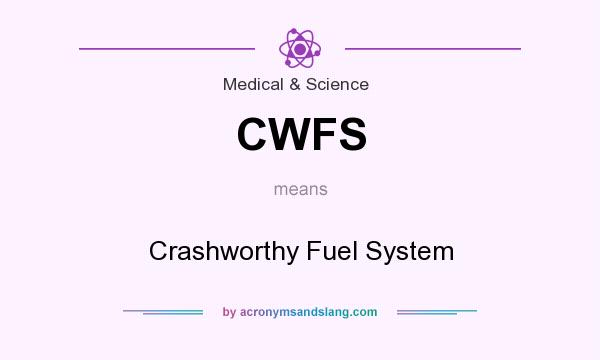 What does CWFS mean? It stands for Crashworthy Fuel System