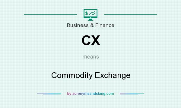 What does CX mean? It stands for Commodity Exchange
