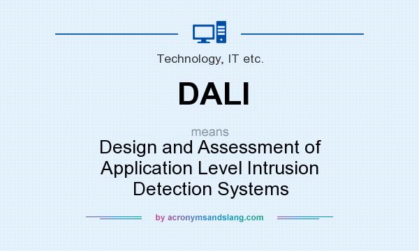 What does DALI mean? It stands for Design and Assessment of Application Level Intrusion Detection Systems