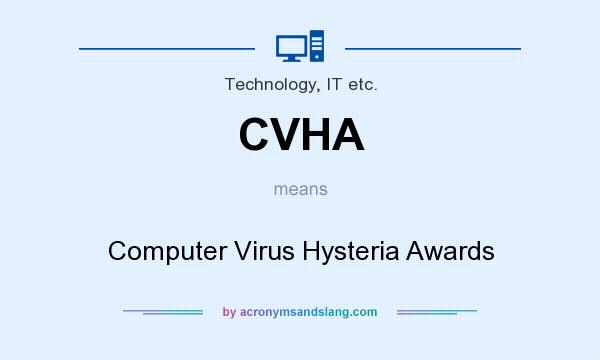 What does CVHA mean? It stands for Computer Virus Hysteria Awards