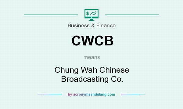 What does CWCB mean? It stands for Chung Wah Chinese Broadcasting Co.