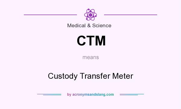 What does CTM mean? It stands for Custody Transfer Meter