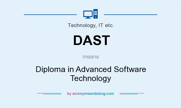 What does DAST mean? It stands for Diploma in Advanced Software Technology
