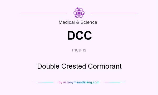 What does DCC mean? It stands for Double Crested Cormorant