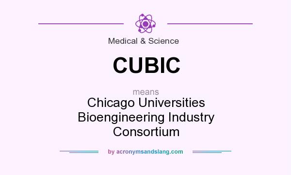 What does CUBIC mean? It stands for Chicago Universities Bioengineering Industry Consortium