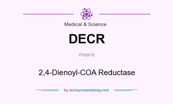 What does DECR mean? It stands for 2,4-Dienoyl-COA Reductase