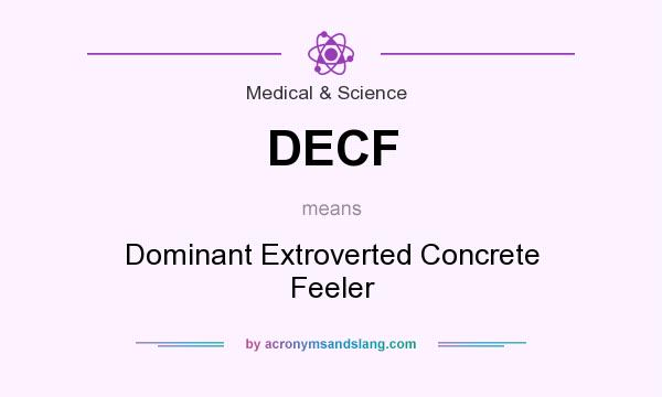 What does DECF mean? It stands for Dominant Extroverted Concrete Feeler